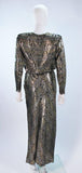 RON LEAL Metallic Ensemble with Scarf and Wrap Size 6-8