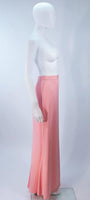 YVES SAINT LAURENT 1980s Pink Full Length Skirt Size 38