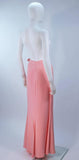 YVES SAINT LAURENT 1980s Pink Full Length Skirt Size 38