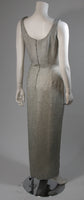 HAUTE COUTURE INTERNATIONAL Circa 1960s Beaded Gown Size M