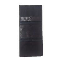 ISSEY MIYAKI  Vintage Black Nylon and Leather Unisex Passport Holder