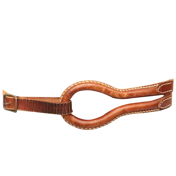 Plantation brown leather double band W/ Loop and Front Buckle