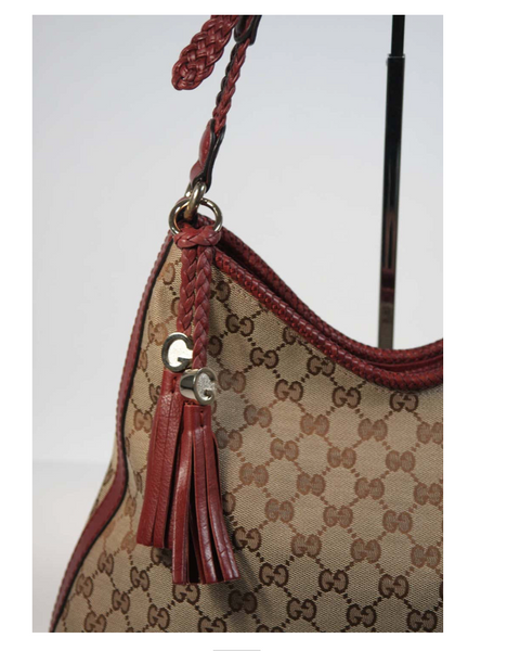 Gucci GG Canvas Hobo, Gucci Handbags