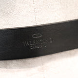 Valentino Black Suede Belt with Jeweled Dragonfly Buckle