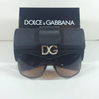 DOLCE & GABBANA Sunglasses with Hidden Frame and Marble Temples