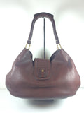 TOD's Brown Leather Hobo Shoulder Bag w/ Gold Hardware