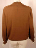 HERMES Sweater with Silk Print Size 42
