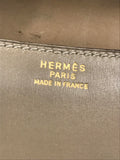 HERMES Camel Constance Crossbody Bag