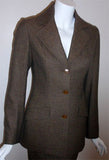 VIVIENNE WESTWOOD 2000s Brown 2 pc Jacket and Pencil Skirt