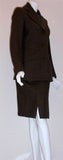 VIVIENNE WESTWOOD 2000s Brown 2 pc Jacket and Pencil Skirt