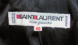 YVES SAINT LAURENT Velvet Evening Jacket with Gold Embroidery